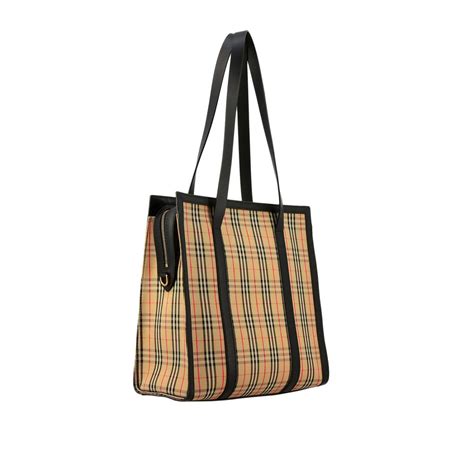 burberry zip tote|Burberry shopping tote.